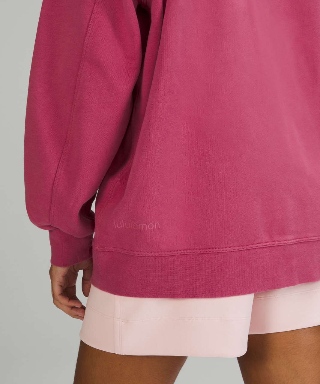 Lululemon Perfectly Oversized Crew in Pink Puff Size 6 W3DUTS - $65 - From  Julie