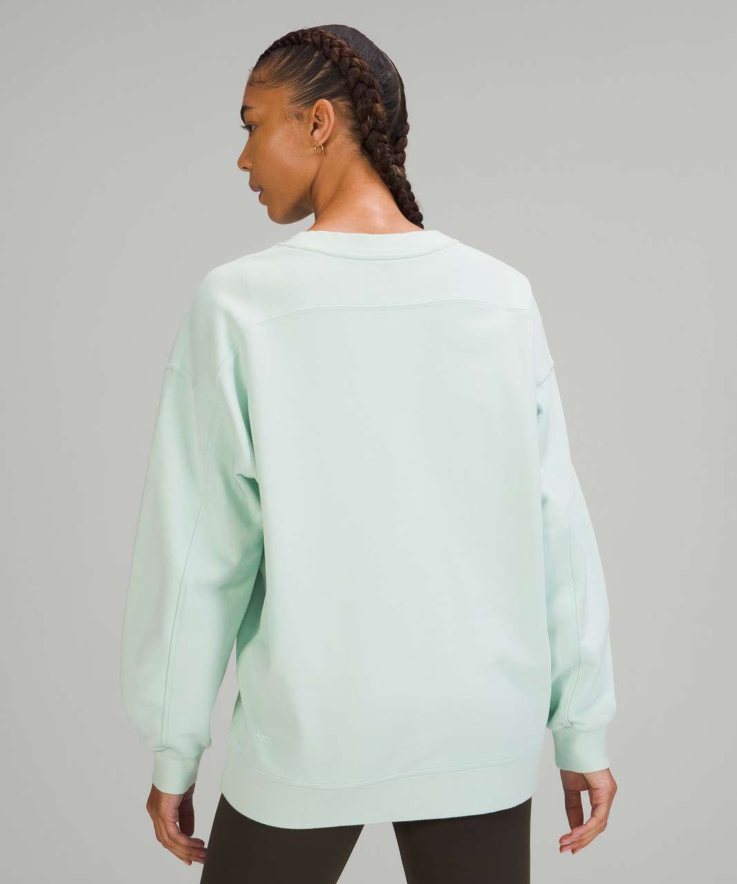 Lululemon Perfectly Oversized Crew *Logo - Spiced Chai - lulu fanatics