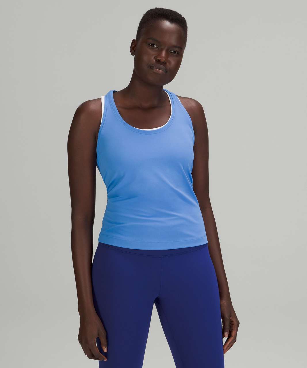 lululemon athletica Cool Racerback Short Tank Top Nulu in Blue