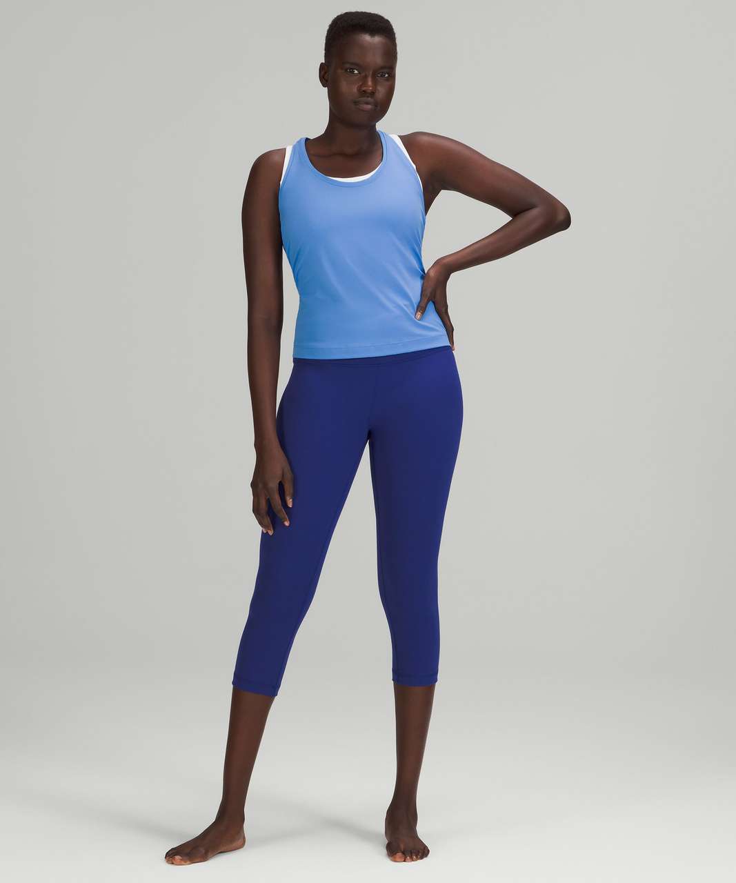 Lululemon Cool Racerback Short Tank Top *Nulu - Blue Nile