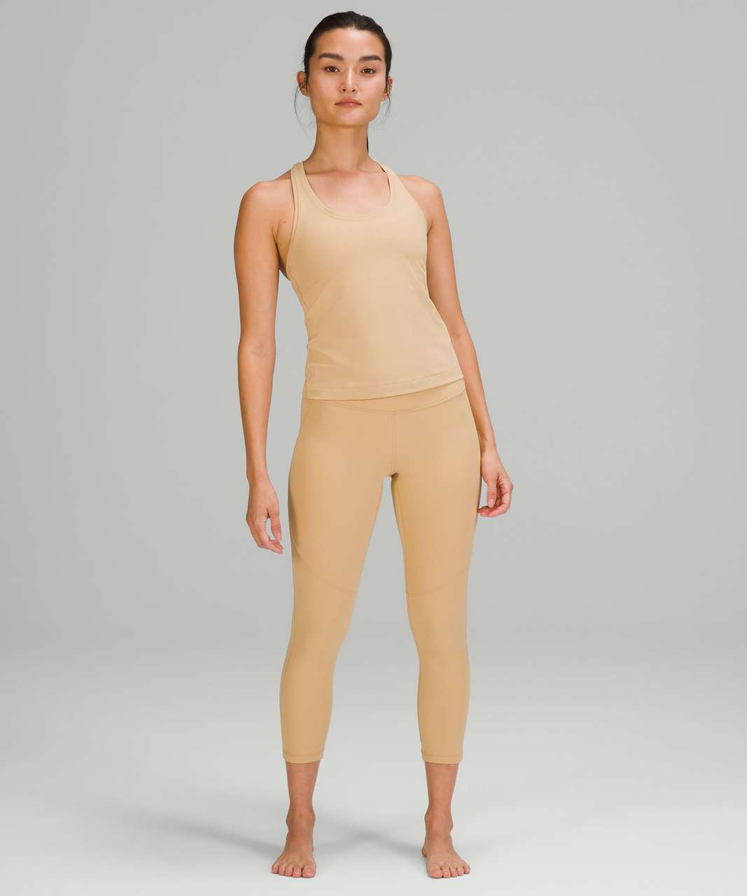 Lululemon Cool Racerback Short Tank Top *Nulu - Pecan Tan