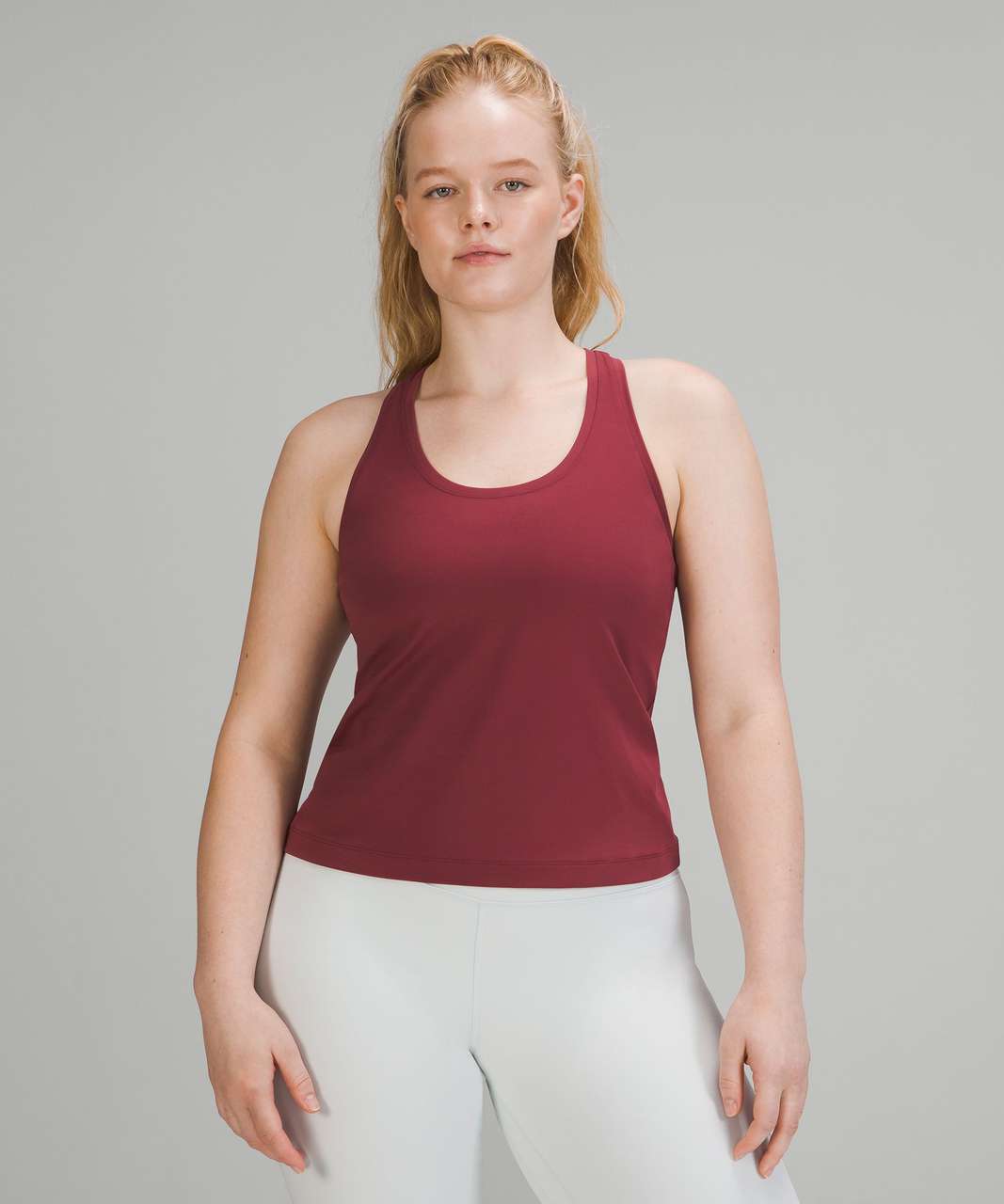 Lululemon Cool Racerback Short Tank Top *Nulu - Mulled Wine - lulu