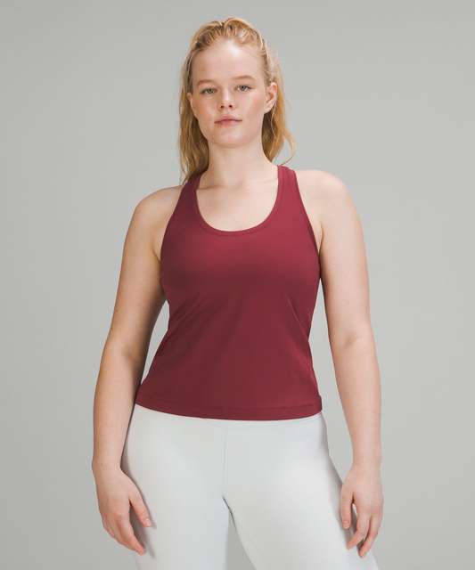 NWT Lululemon Cool Racerback Short Tank *Nulu Cacao Brown CCAO Size : 16