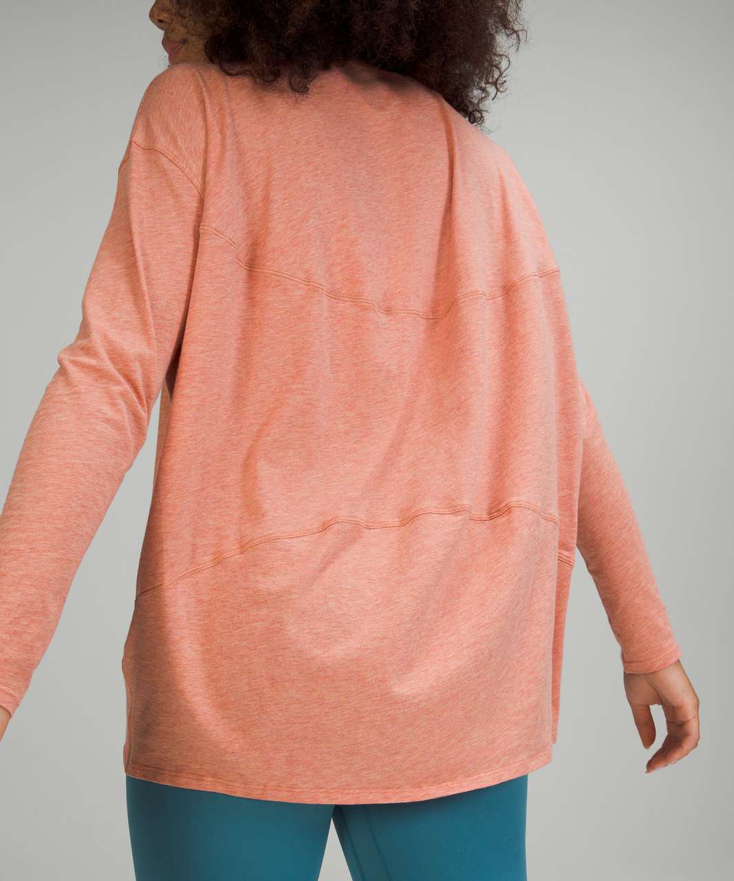 Lululemon Back in Action Long Sleeve Shirt - Heathered Pink Savannah