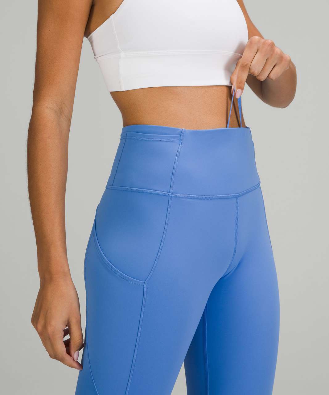 Lululemon Fast and Free Brushed Fabric High-Rise Tight 28 - Blue Nile -  lulu fanatics