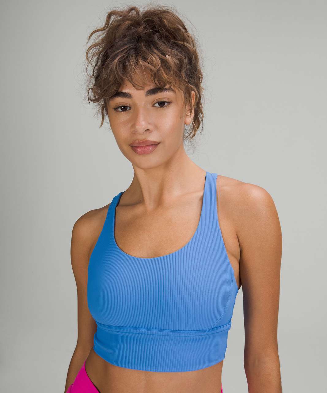 Lululemon Energy Longline Bra Ribbed Luxtreme *Medium Support, B–D Cups -  Blue Nile - lulu fanatics