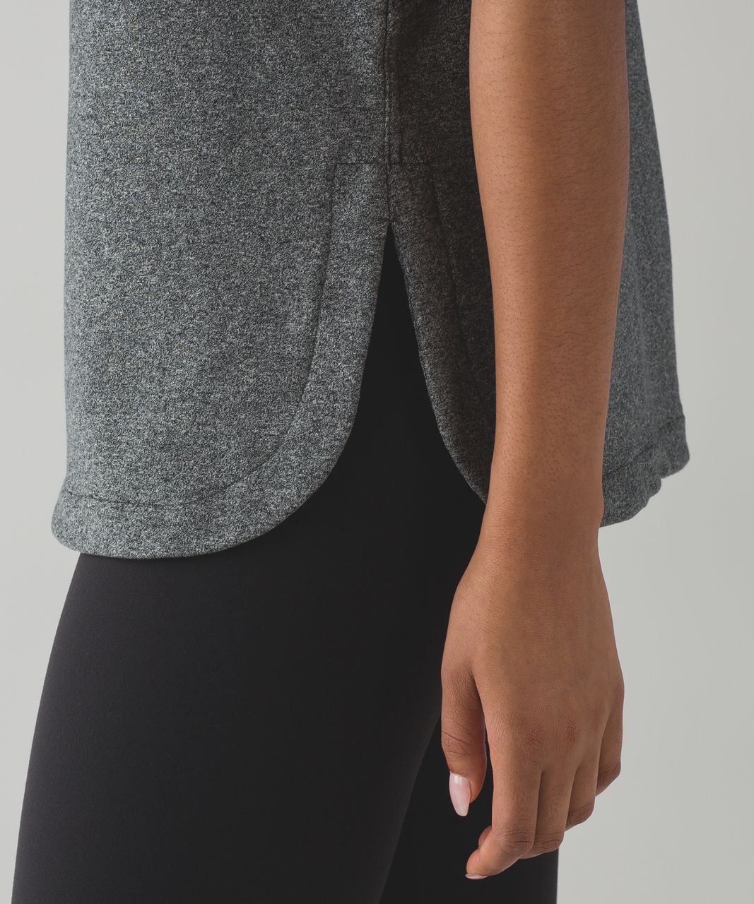 Lululemon All Time Tank - Heathered Speckled Black / Heathered Speckled Black