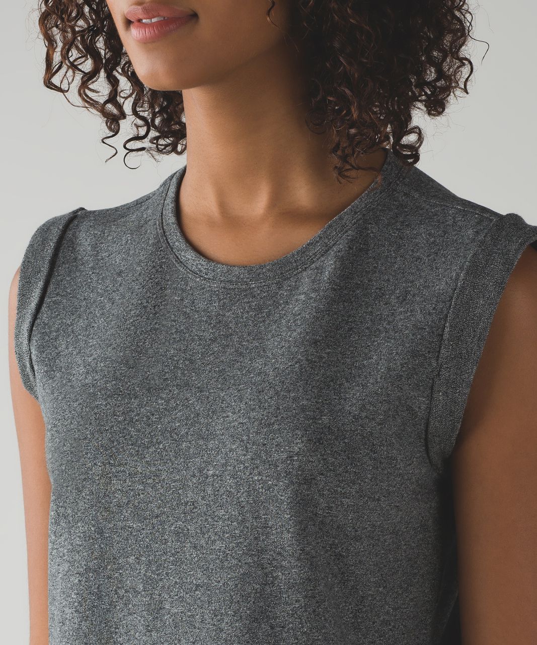 Lululemon All Time Tank - Heathered Speckled Black / Heathered Speckled Black