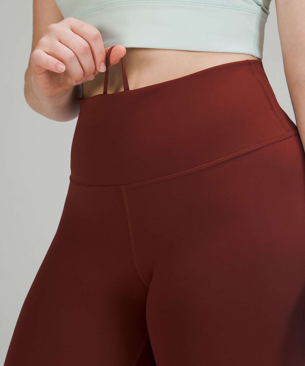 Lululemon Wunder Train High-Rise Crop 23" - Date Brown