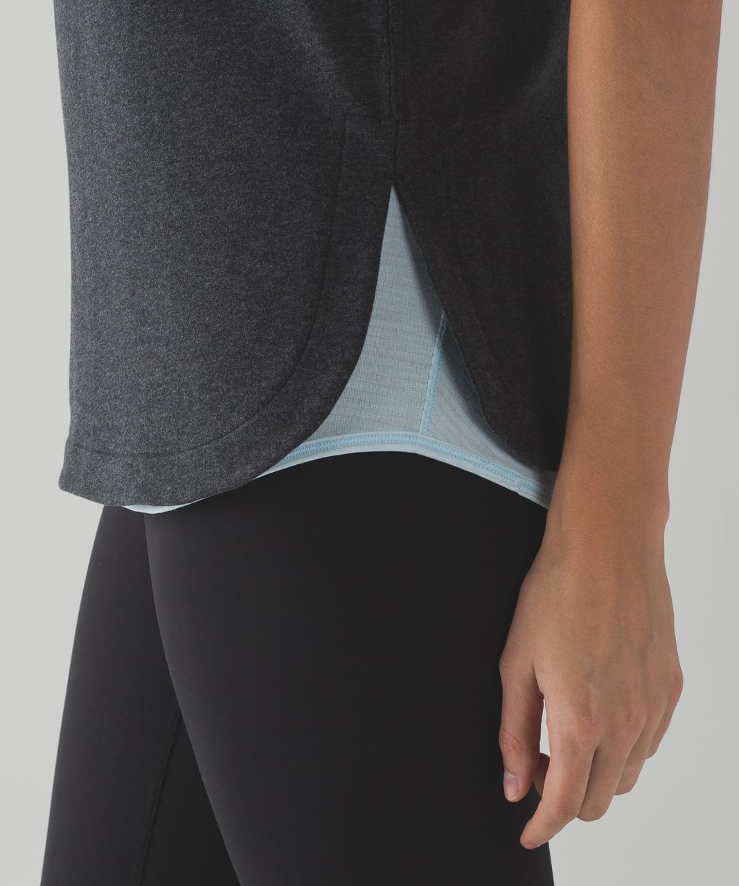 Lululemon All Time Tank - Heathered Black / Heathered Black