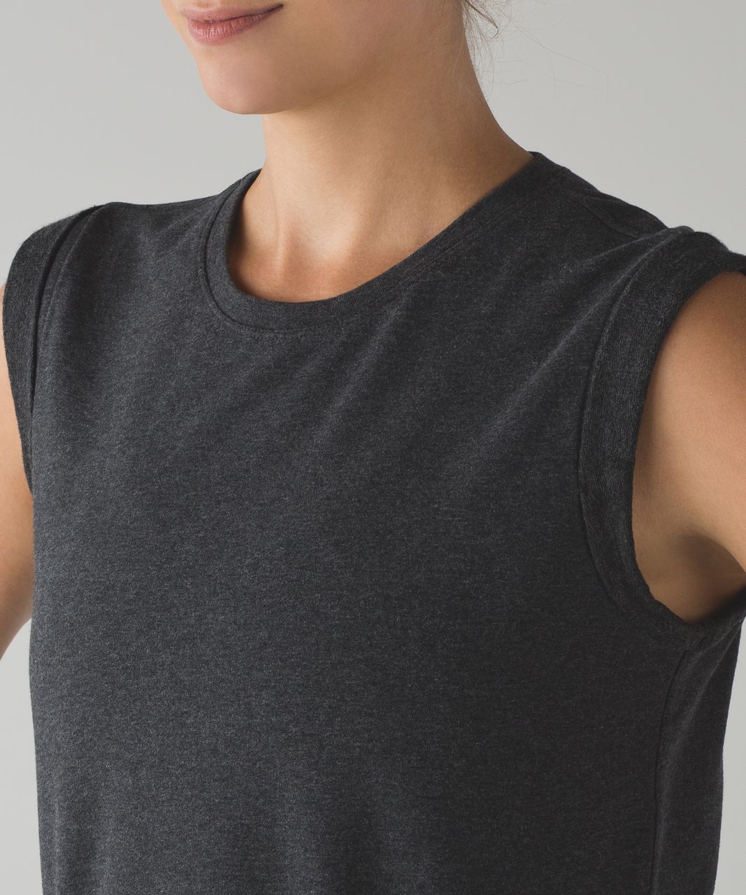 Lululemon All Time Tank - Heathered Black / Heathered Black