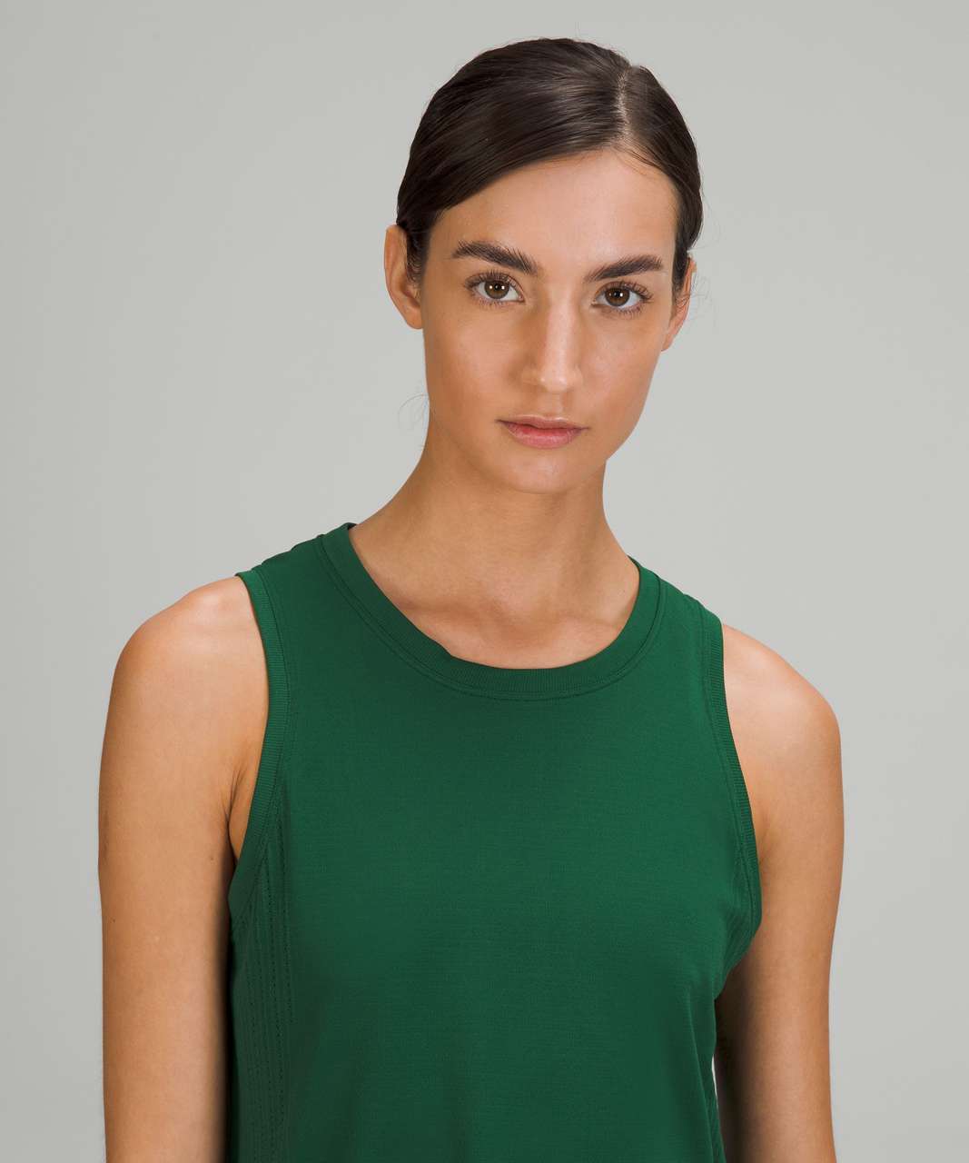 Lululemon Train to Be Tank Top - Everglade Green / Everglade Green