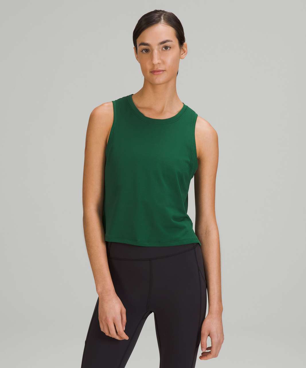 Lululemon Train to Be Tank Top - Everglade Green / Everglade Green - lulu  fanatics