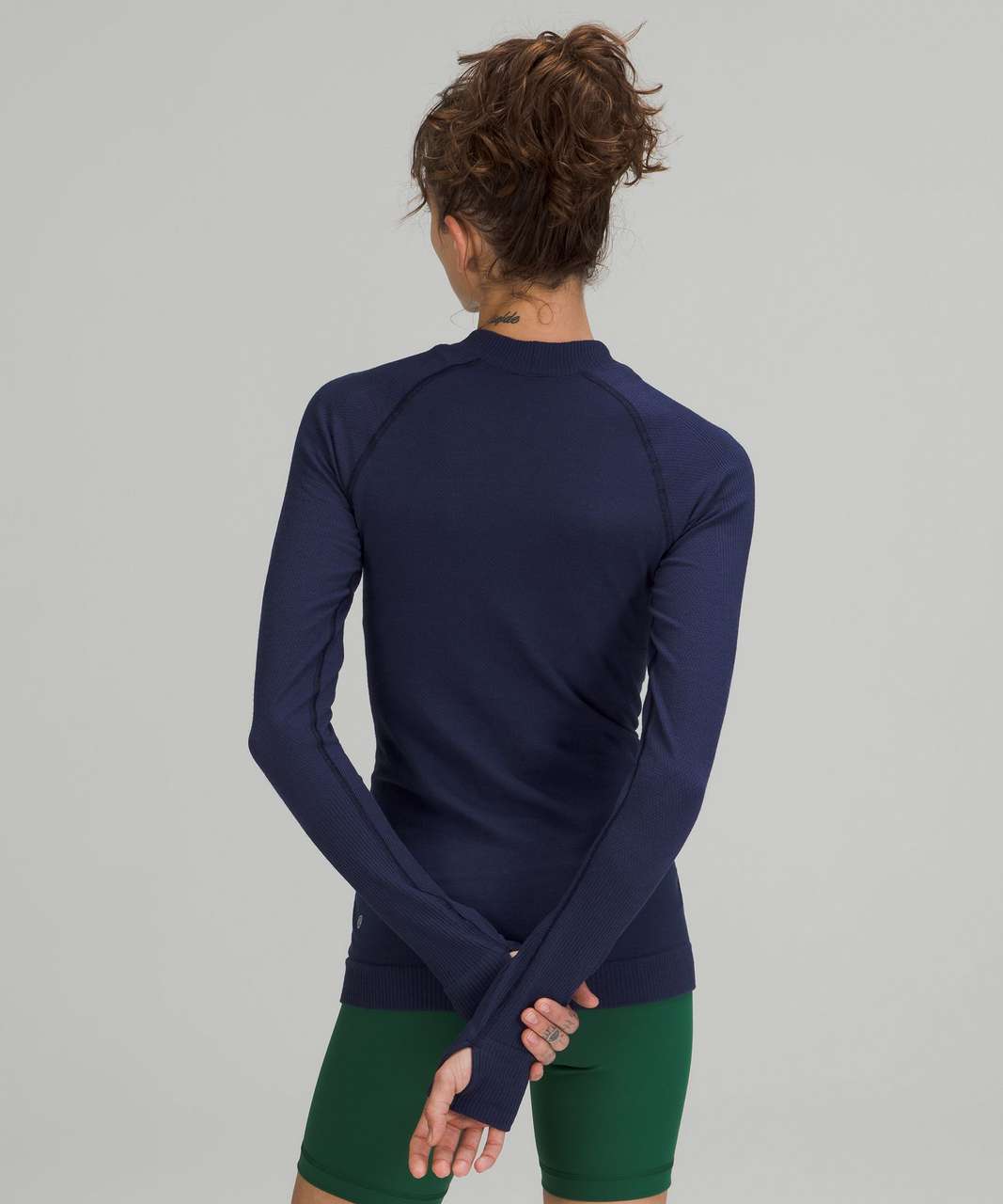 Lululemon Keep the Heat Thermal Long Sleeve - Silver Drop - lulu fanatics