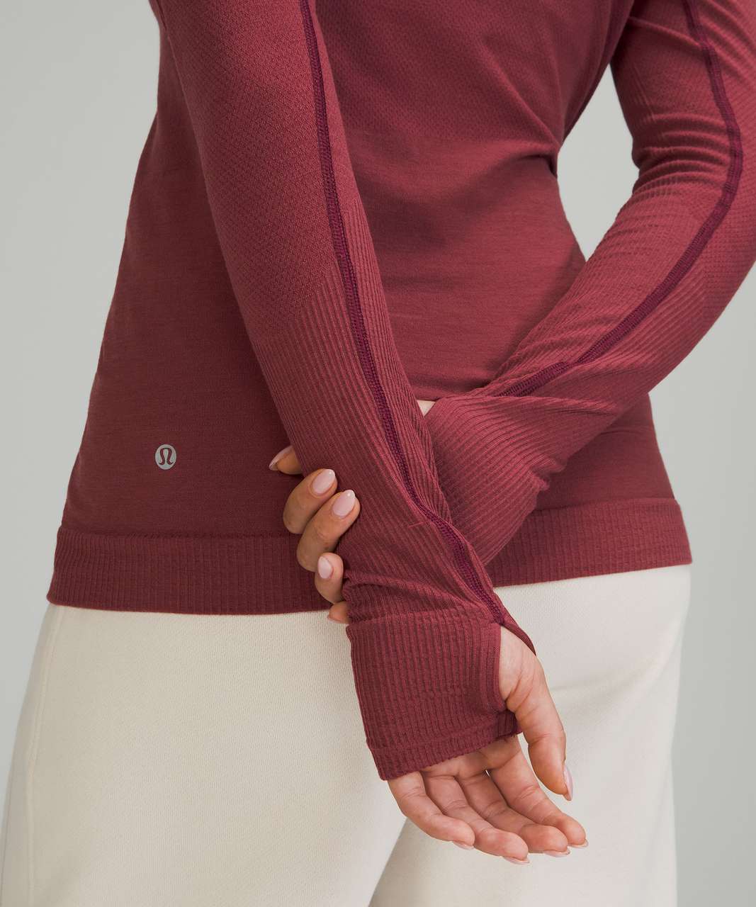 Lululemon Keep the Heat Thermal Long Sleeve Shirt - Mulled Wine