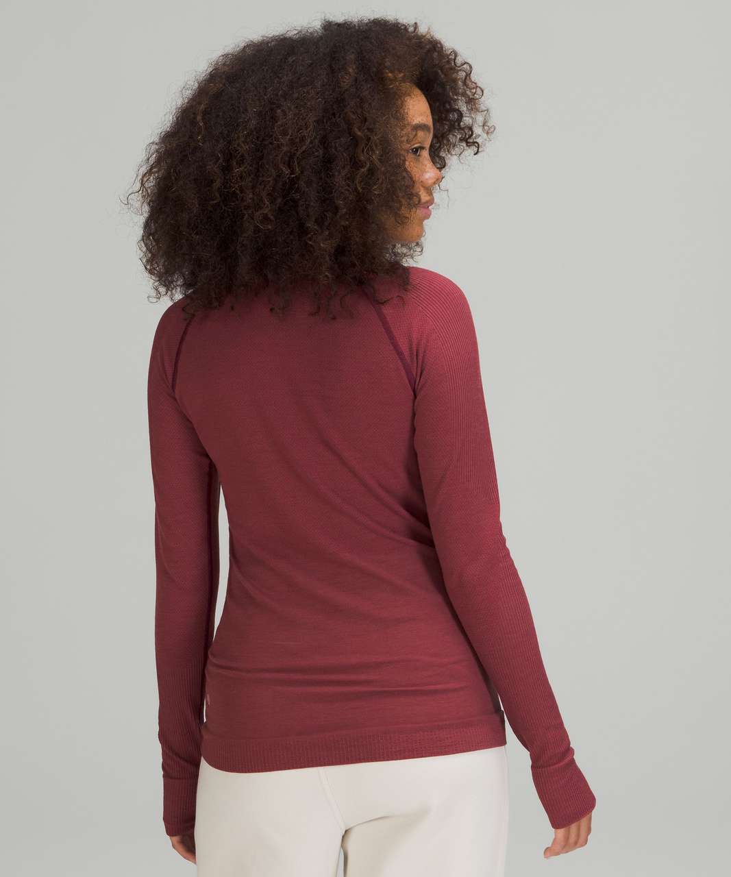 Lululemon Keep the Heat Thermal Long Sleeve Shirt - Mulled Wine