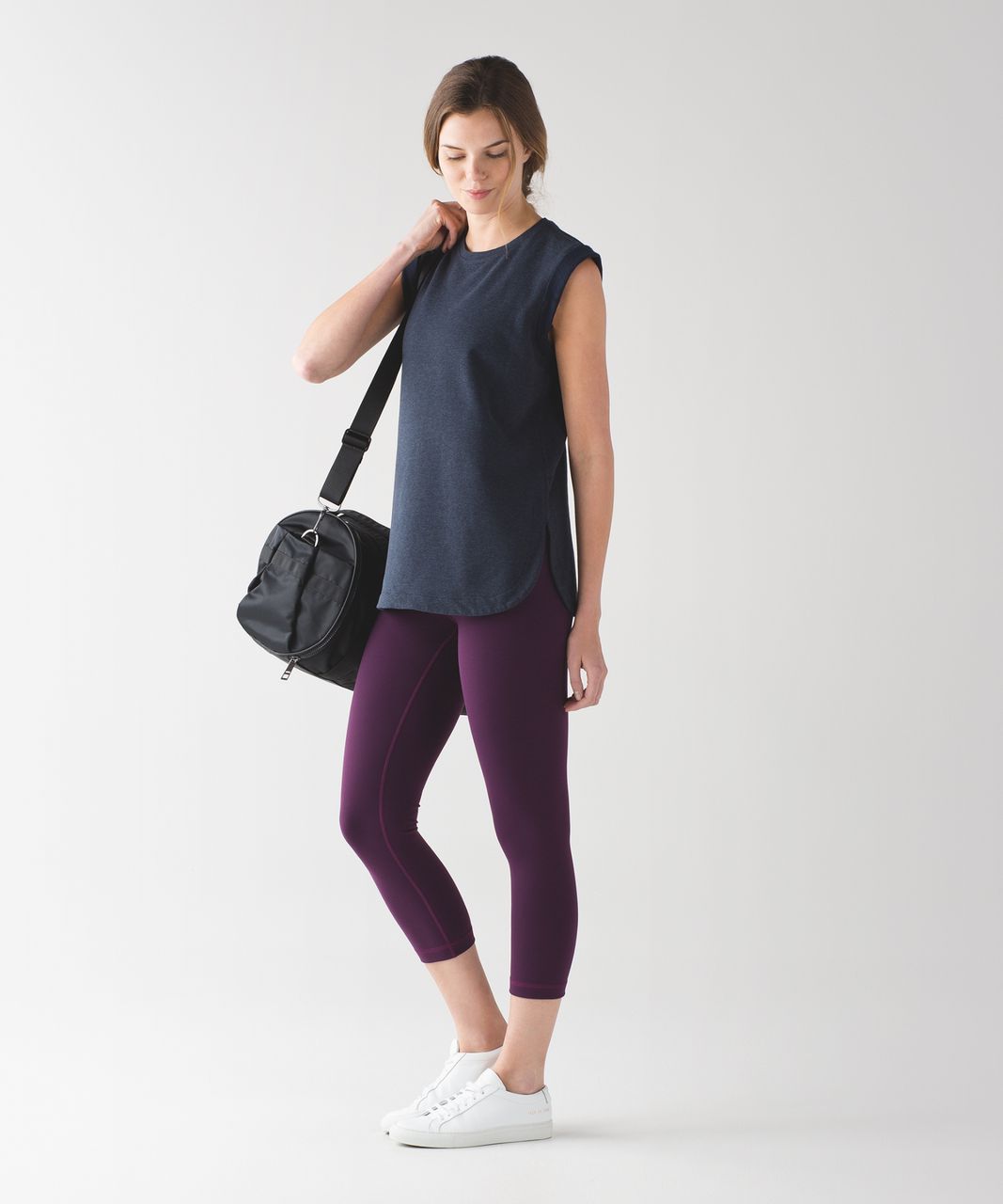 Lululemon All Time Tank - Heathered Inkwell / Inkwell