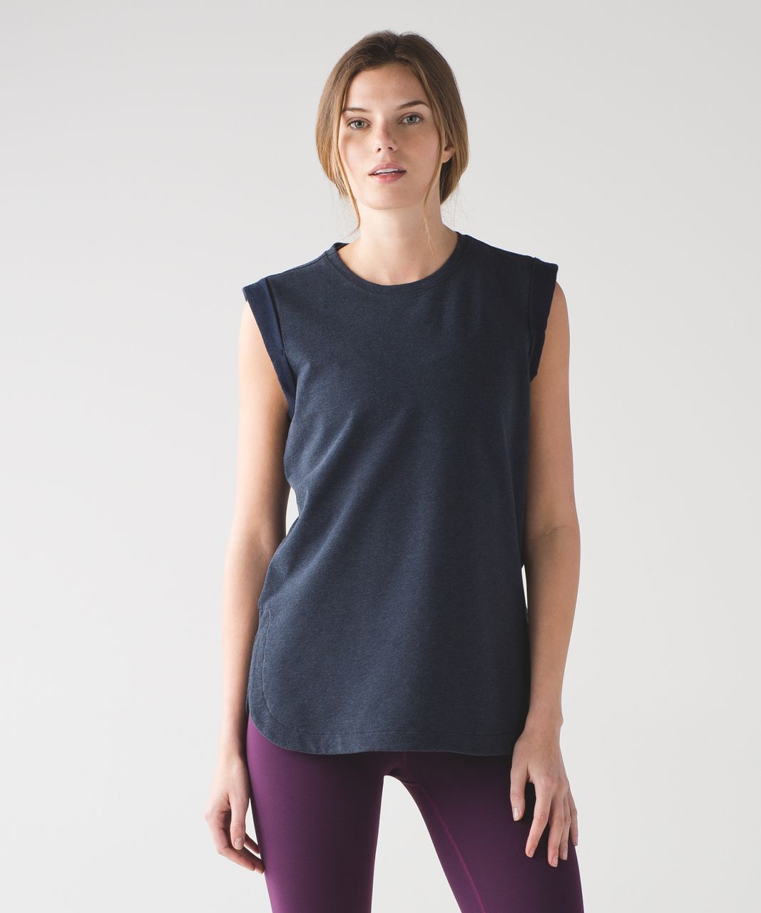 Lululemon All Time Tank - Heathered Inkwell / Inkwell