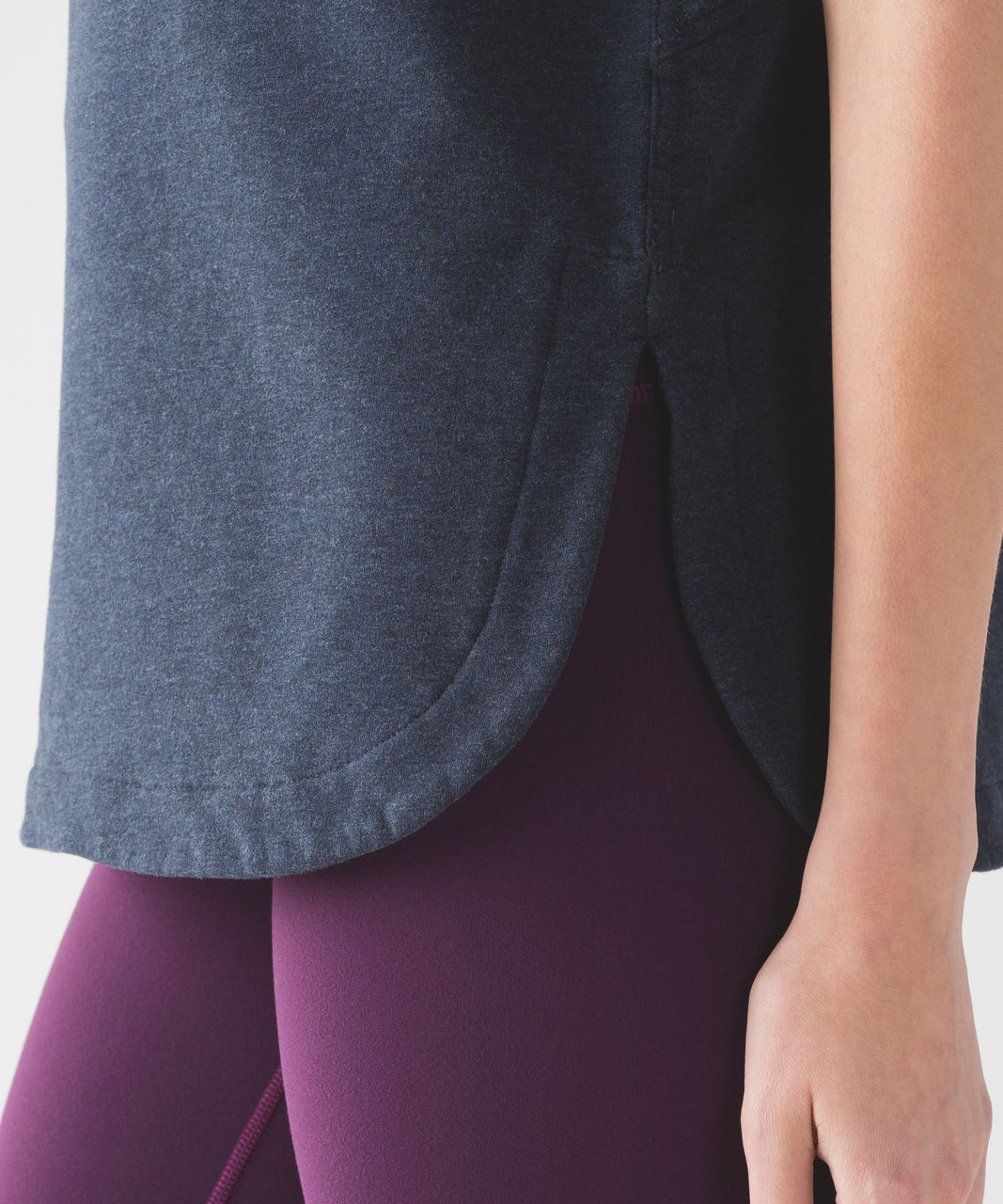 Lululemon All Time Tank - Heathered Inkwell / Inkwell