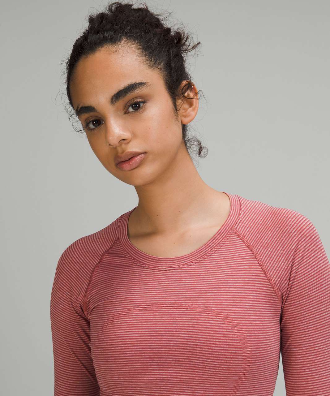 Lululemon Long Sleeve Tops Retailers - Mulled Wine / Pink Savannah