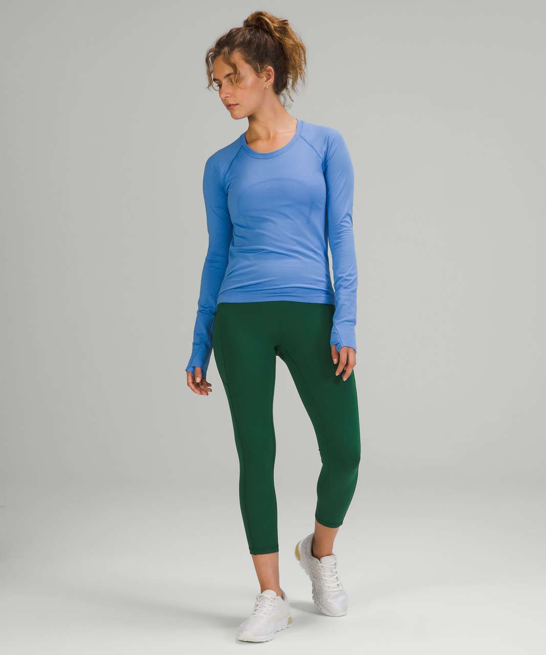 Lululemon Swiftly Tech Long Sleeve Shirt 2.0 *Race Length - Blue Nile / Blue  Nile - lulu fanatics