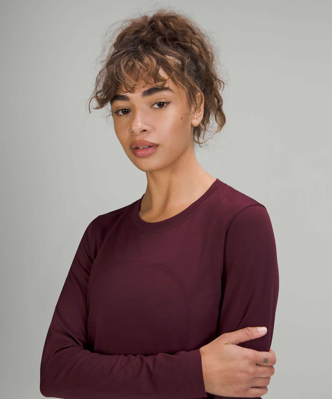 Lululemon Swiftly Relaxed Long Sleeve Shirt - Cassis / Cassis