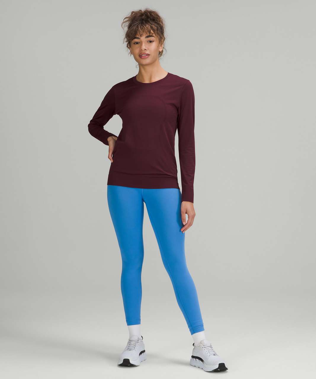 Lululemon Swiftly Relaxed Long Sleeve Shirt - Cassis / Cassis