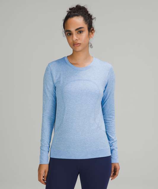 Lululemon Swiftly Relaxed-Fit Long Sleeve Shirt - Mosaic Multiply Water ...