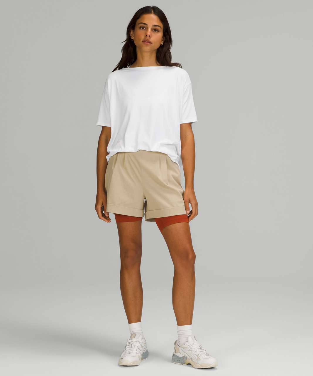 Lululemon Back in Action Short Sleeve Shirt *Nulu - White