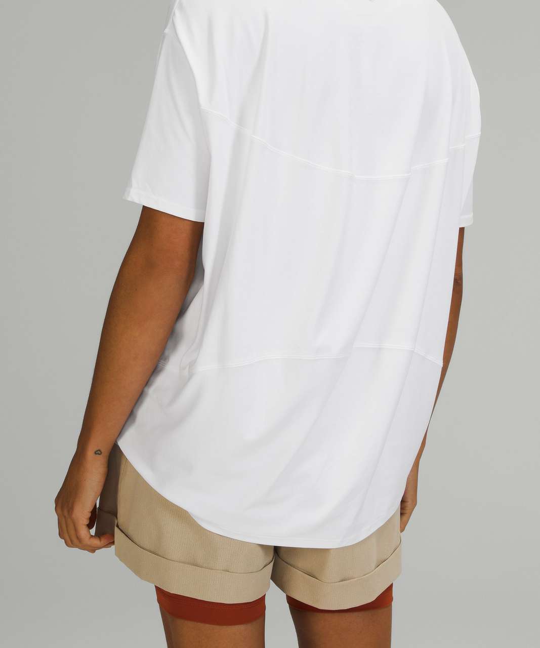 Lululemon Back in Action Short Sleeve Shirt *Nulu - White