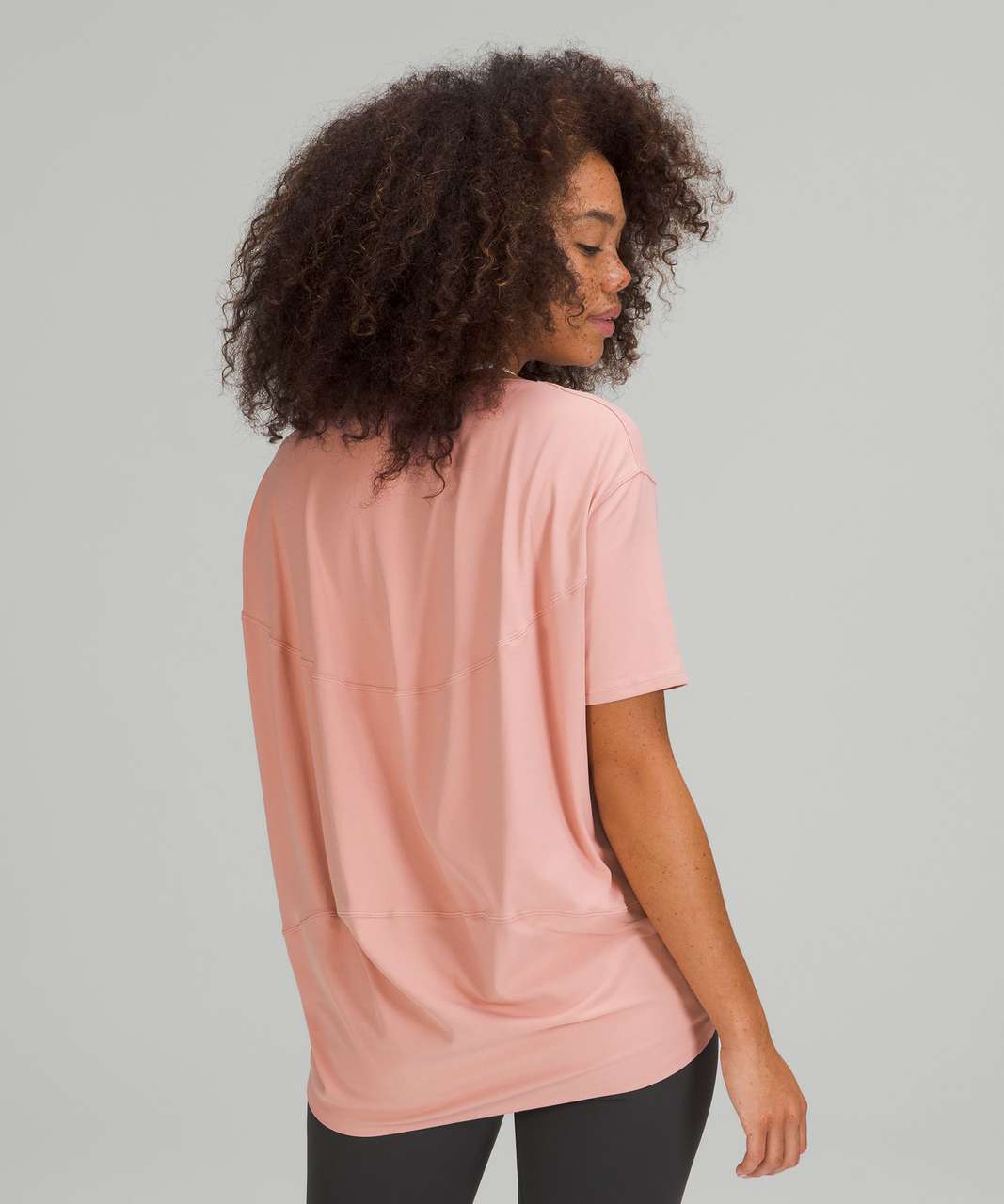 Lululemon Back in Action Short Sleeve Shirt *Nulu - Pink Puff