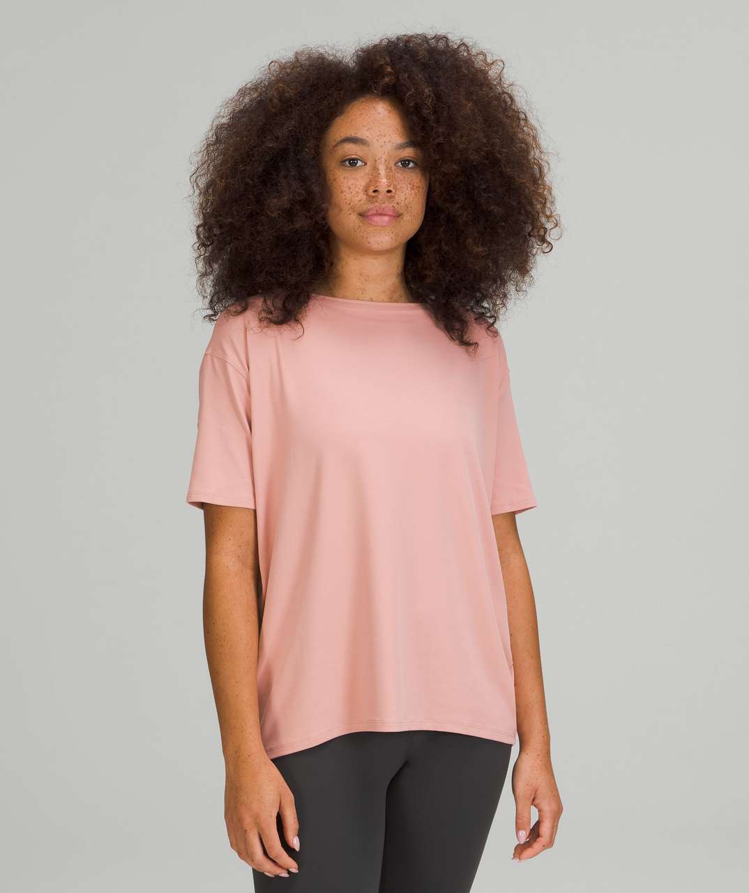 Lululemon Back in Action Short Sleeve Shirt *Nulu - Pink Puff