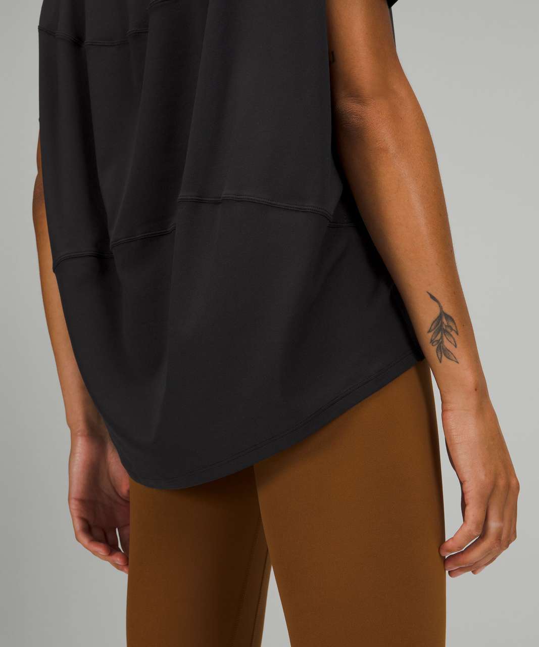 Lululemon Back in Action Short Sleeve Shirt *Nulu - Black