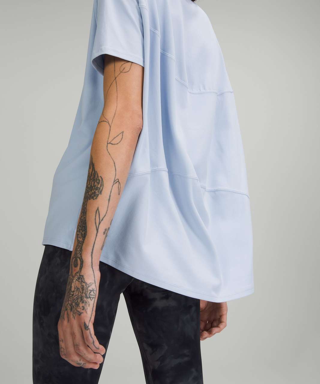 Lululemon Back in Action Short Sleeve T-Shirt *Nulu - Pastel Blue