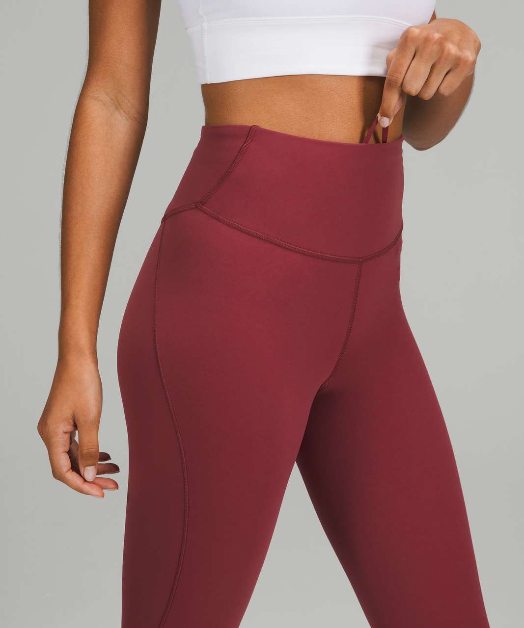 Lululemon Base Pace High-Rise Tight 28" *Brushed Nulux - Mulled Wine