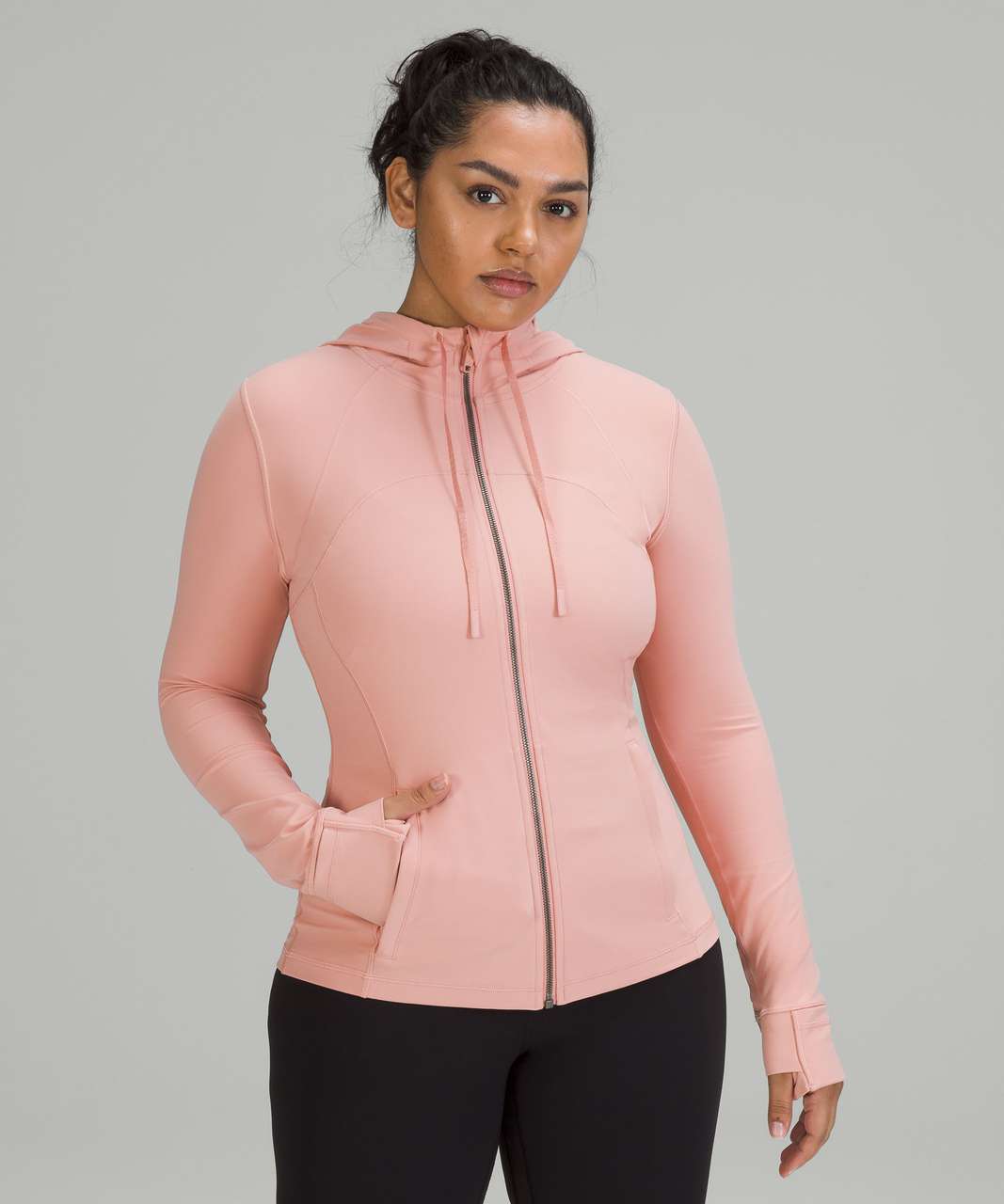 Lululemon Cinchable Fleece Zip-Up - Pink Peony - lulu fanatics