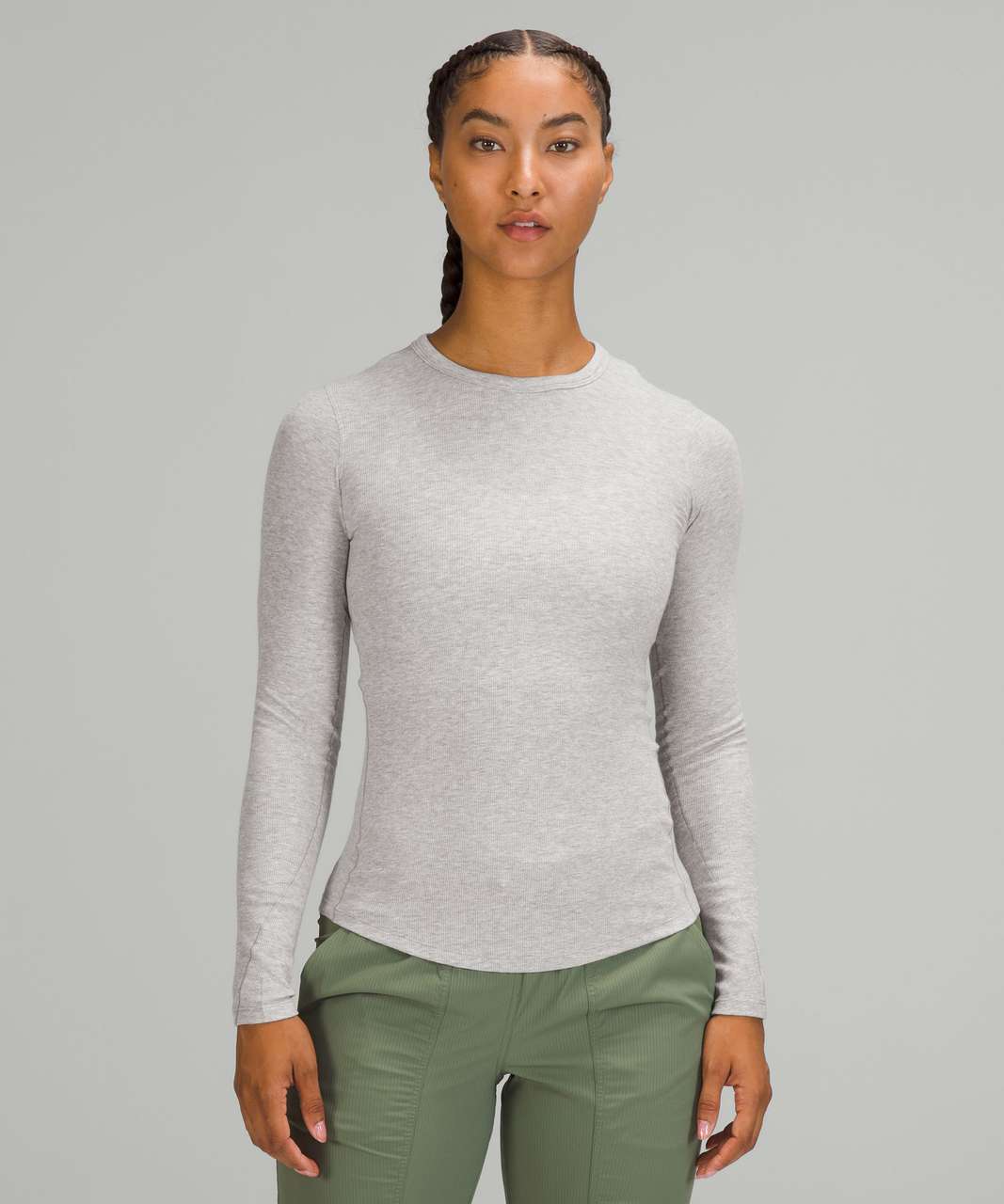 Ribbed Long Sleeve T-Shirt