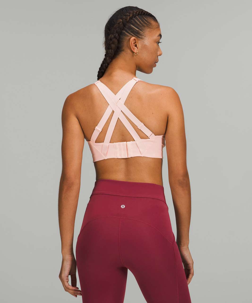 lululemon athletica Energy Bra In Lip Gloss in Pink