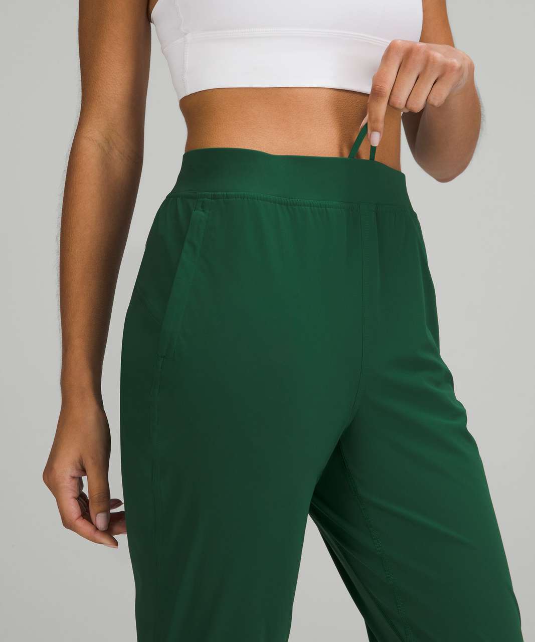 Lululemon Adapted State High-Rise Jogger Crop - Everglade Green