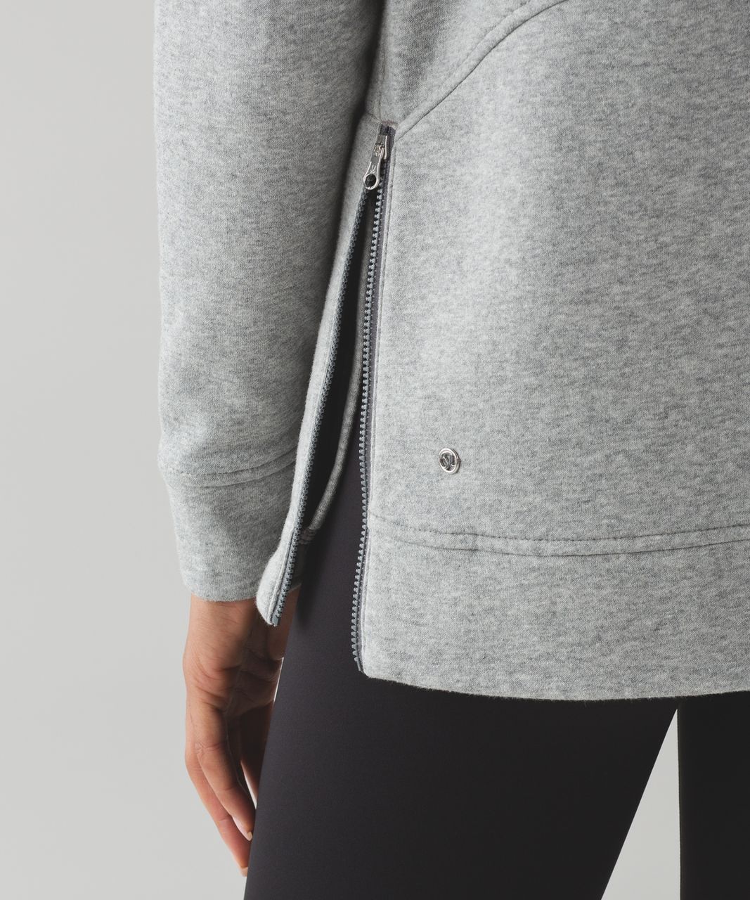 Lululemon Yes Fleece Pullover - Heathered Medium Grey