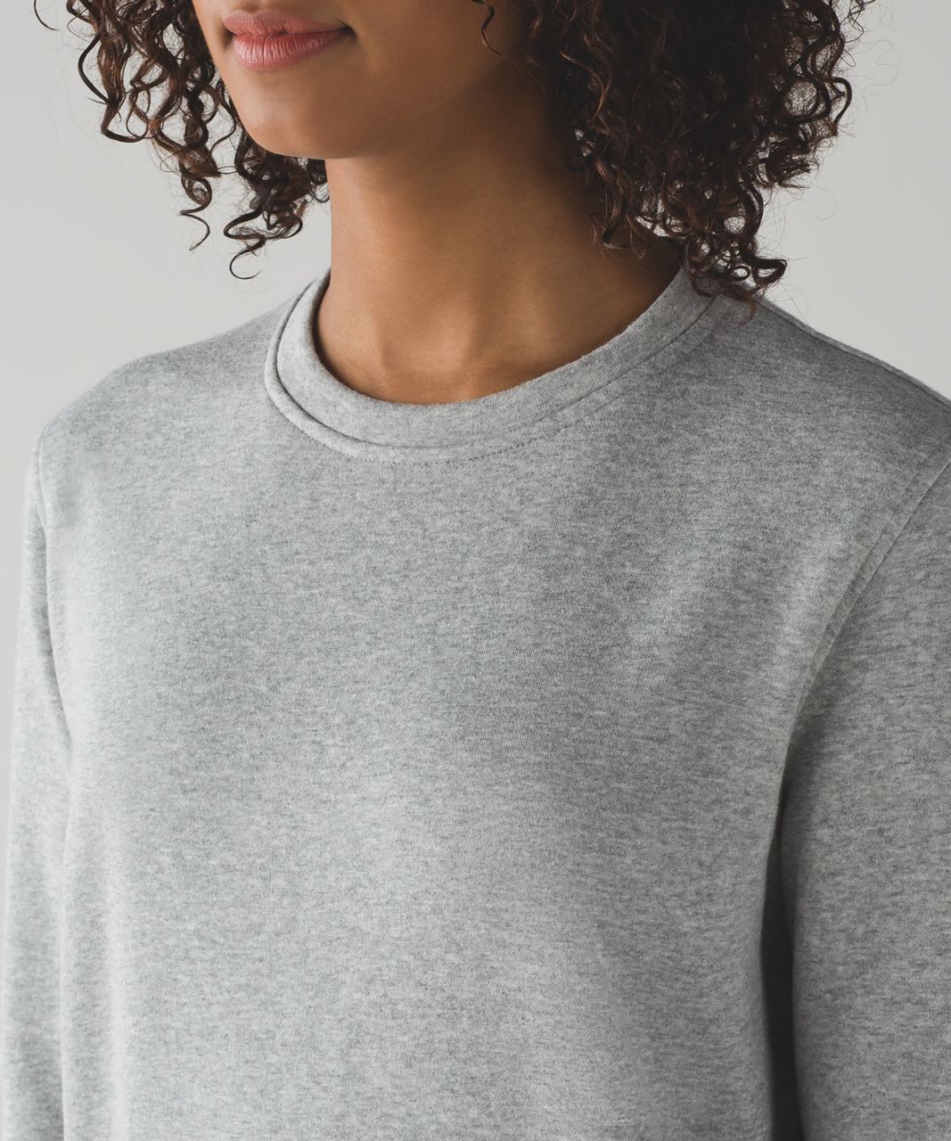 Lululemon Yes Fleece Pullover - Heathered Medium Grey