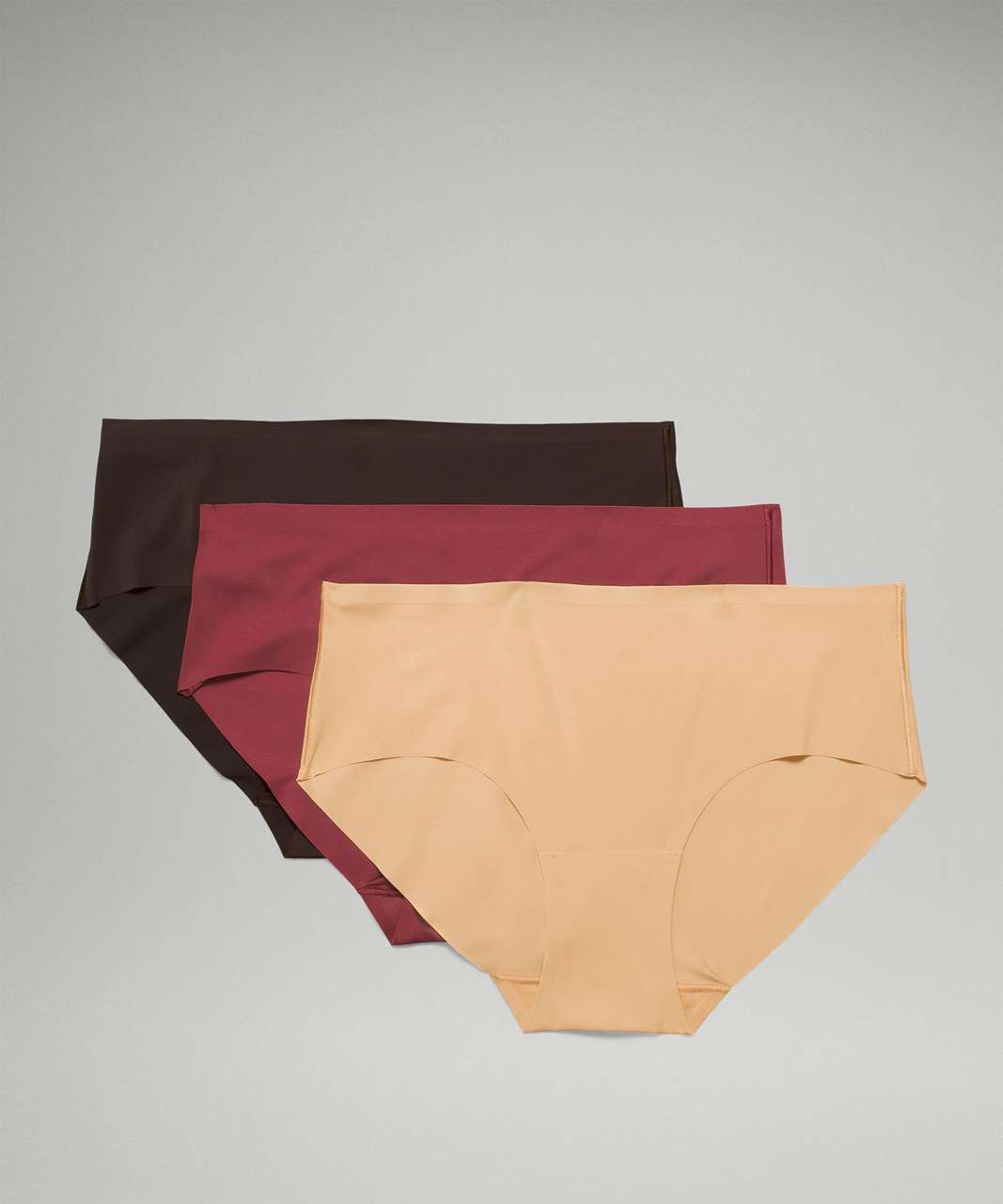 Lululemon Seamless Mid-Rise Thong Underwear - Mulled Wine - lulu