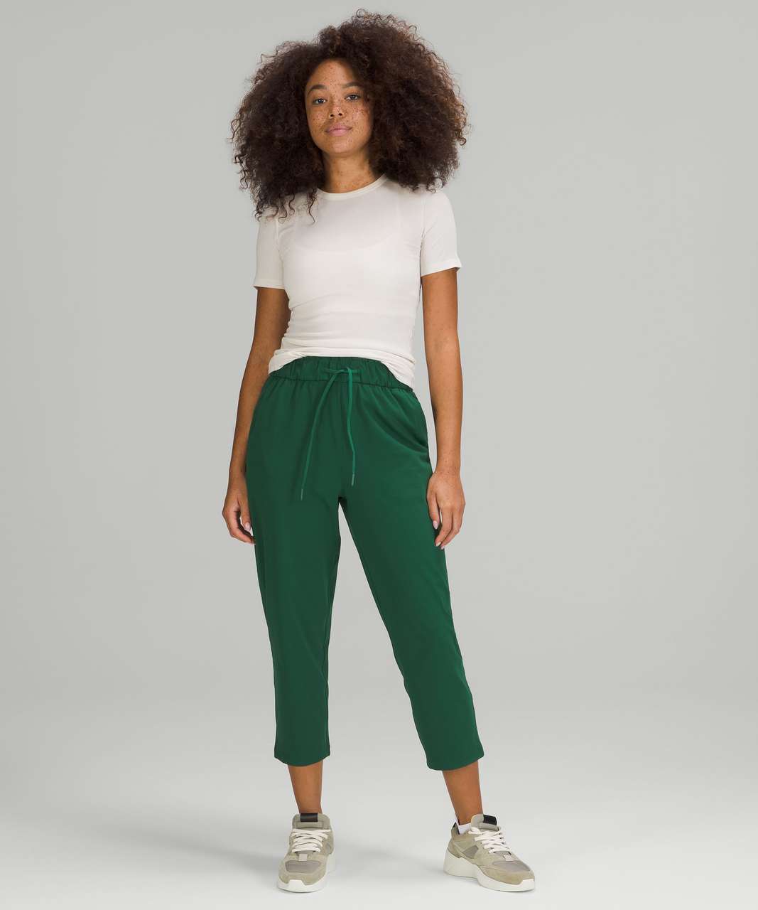 Lululemon Stretch High-Rise Crop 23" - Everglade Green