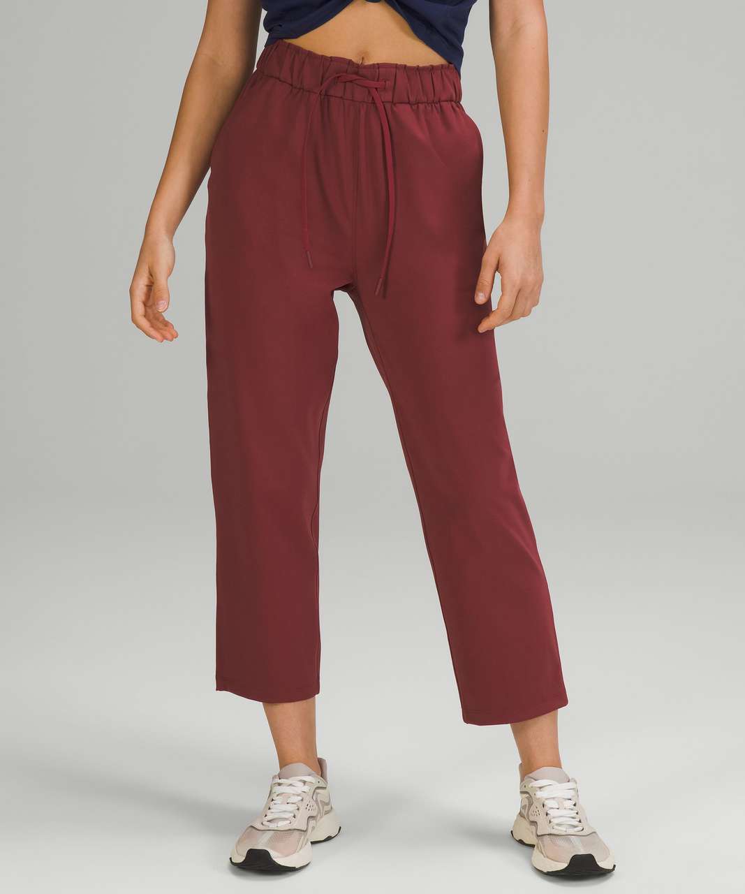 Lululemon Size 10 Align HR Crop 21 Mulled Wine MLWI Pant Buttery Nulu Hi  Rise