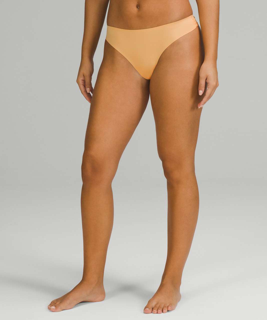 Lululemon InvisiWear Mid-Rise Thong Underwear - Sunbeam - lulu fanatics