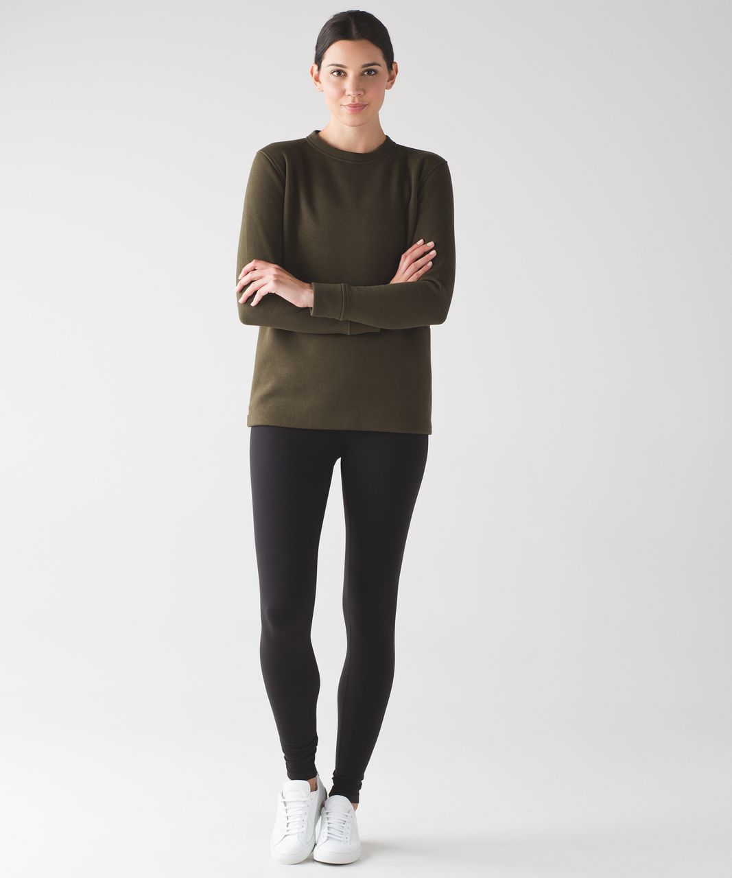 Lululemon Yes Fleece Pullover - Military Green