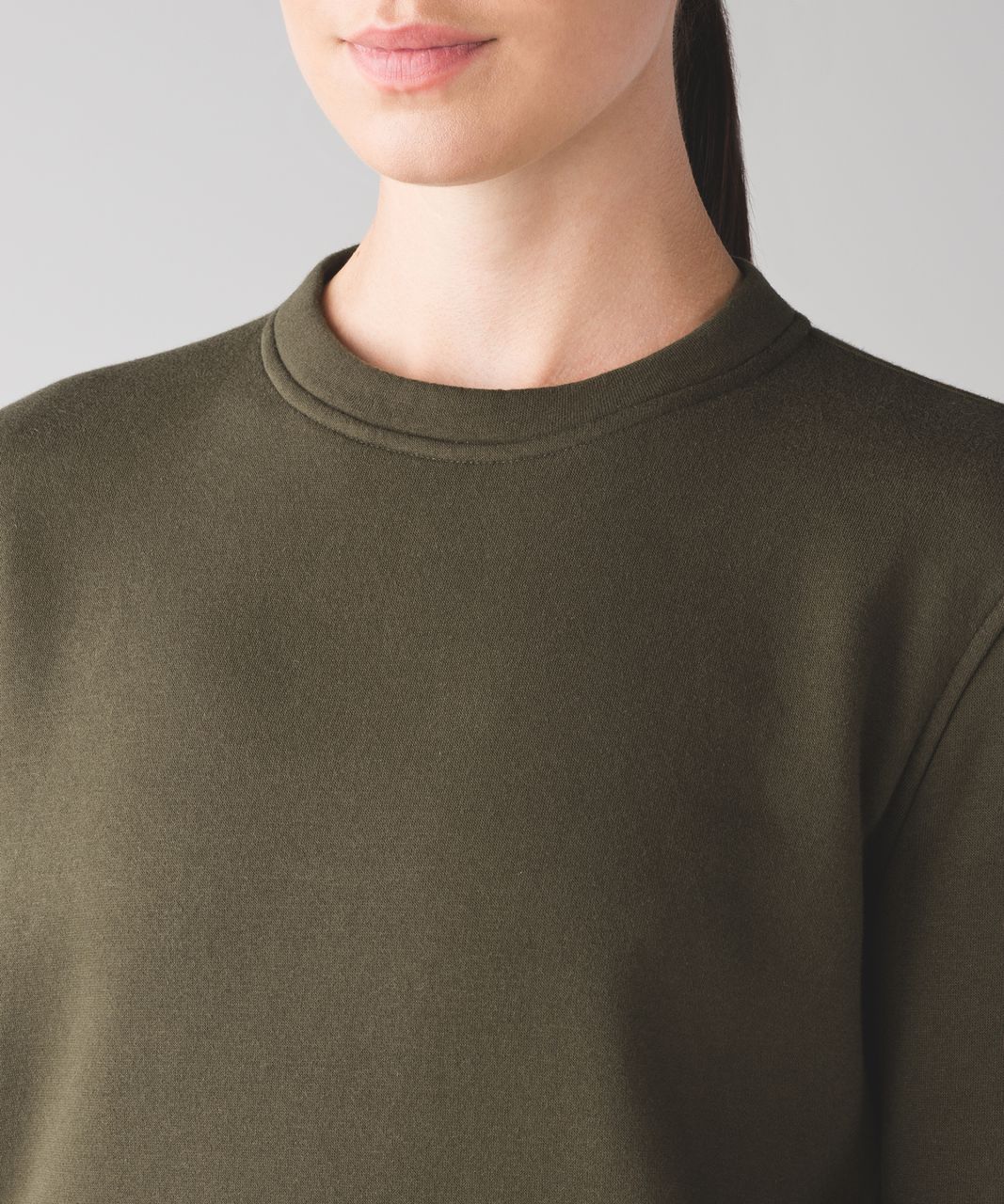 Lululemon Yes Fleece Pullover - Military Green