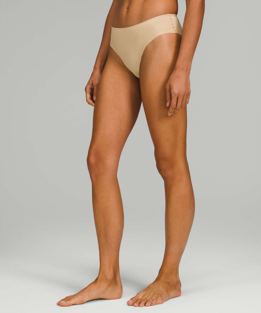 Lululemon InvisiWear Mid-Rise Bikini Underwear 3 Pack - Mulled Wine / Pecan Tan / French Press