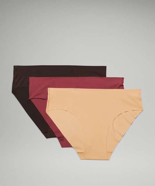 Lululemon InvisiWear Mid-Rise Thong Underwear *3 Pack - Vintage Rose / Sea  Frost / Meadowsweet Pink - lulu fanatics