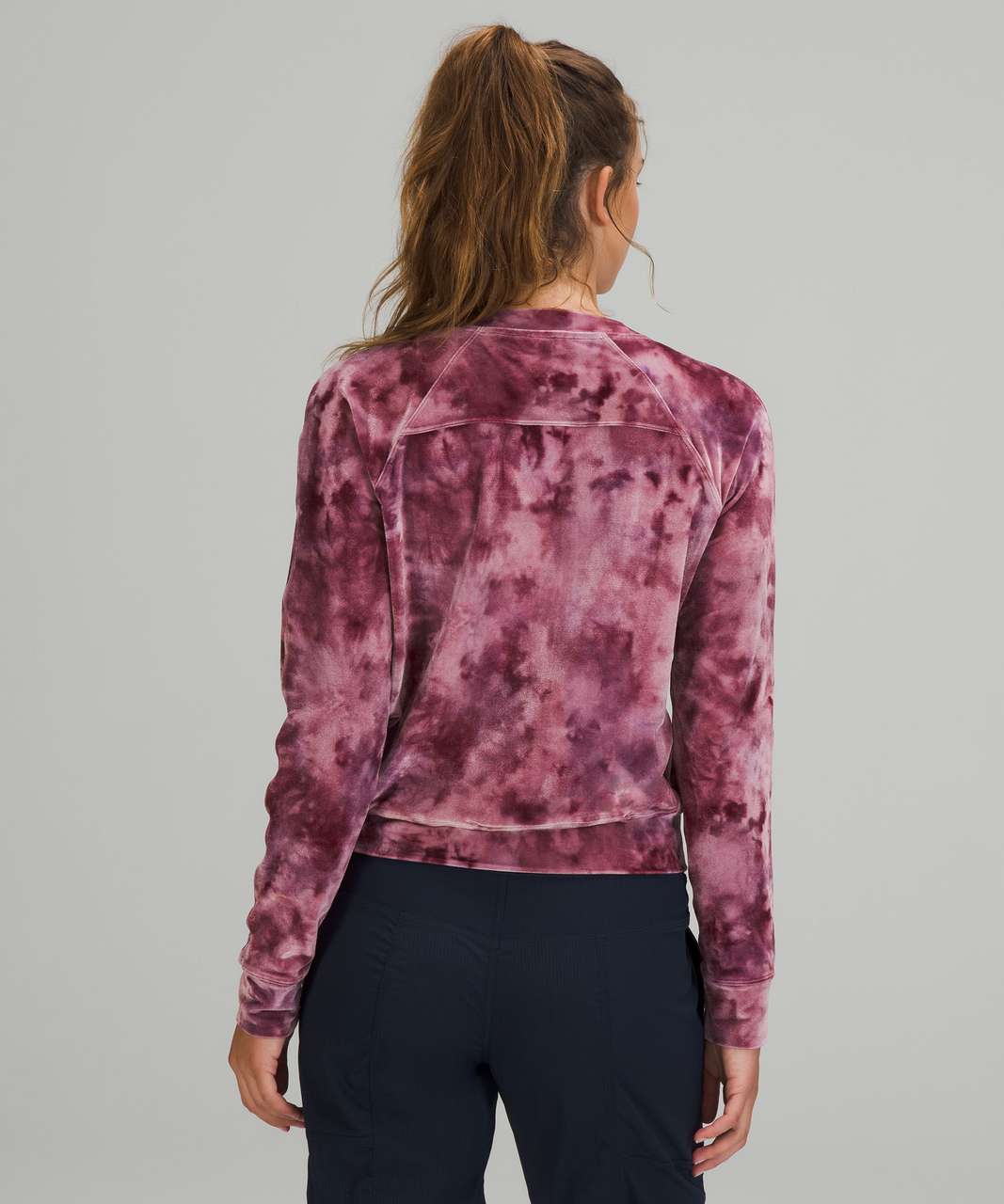 Lululemon Velour Warm Down Crew - Interstellar Cassis Multi